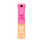 2btanned Vanilla Bomb SPF0 Carrot Oil tanning spray 100ml — pink and warm caramel gradient bottle on white background
