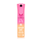 2btanned Vanilla Bomb SPF6 Carrot Oil tanning spray 100ml — pink and warm caramel gradient bottle on white background