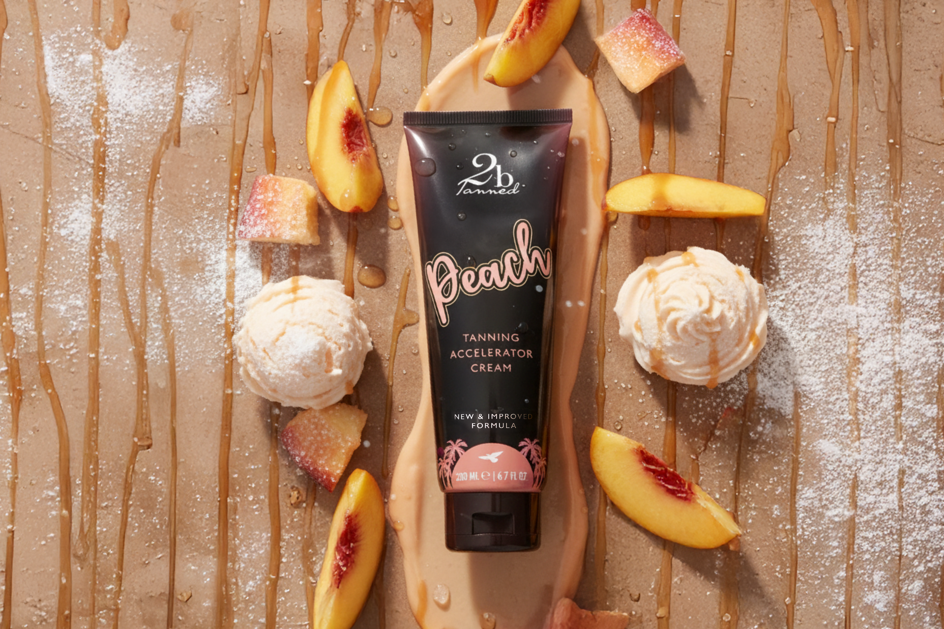 Peach Tanning Accelerator Enhanced Thalitan Tyrosine