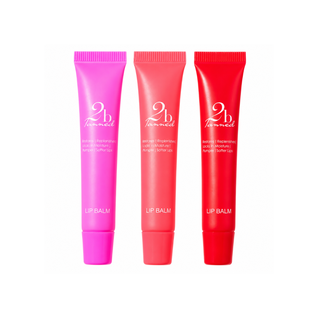 Moisture Locking Lip Balm Trio | Strawberry, Watermelon & Cherry Set