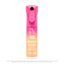 2btanned Vanilla Bomb SPF15 Protect & Tan tanning spray 100ml — pink and warm caramel gradient bottle on white background